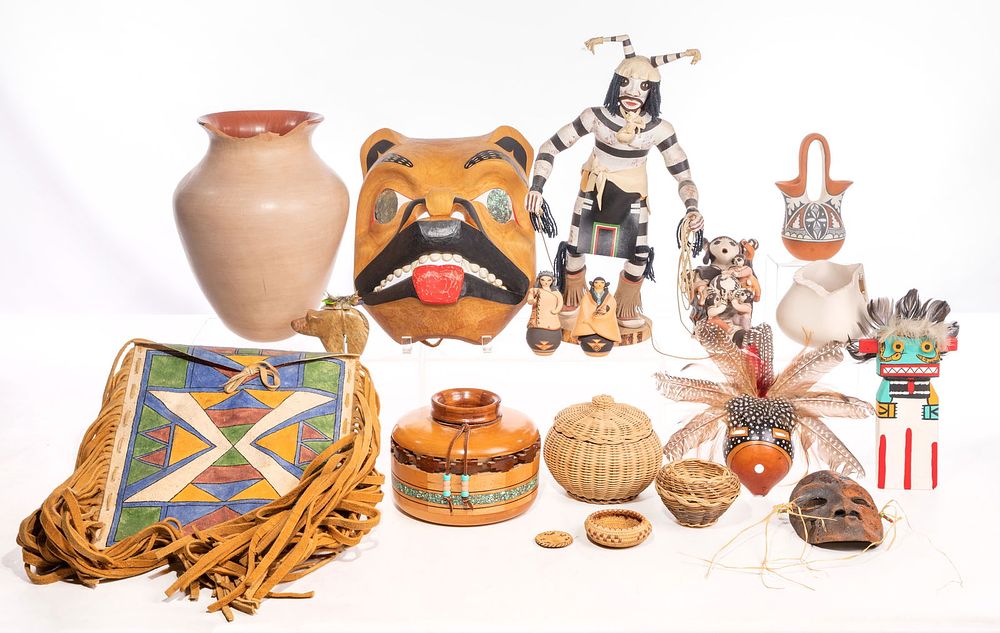 Lot 249: Native American Decorative Object Assortment
