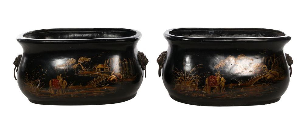 Lot 271: Chinoiserie Jardineres