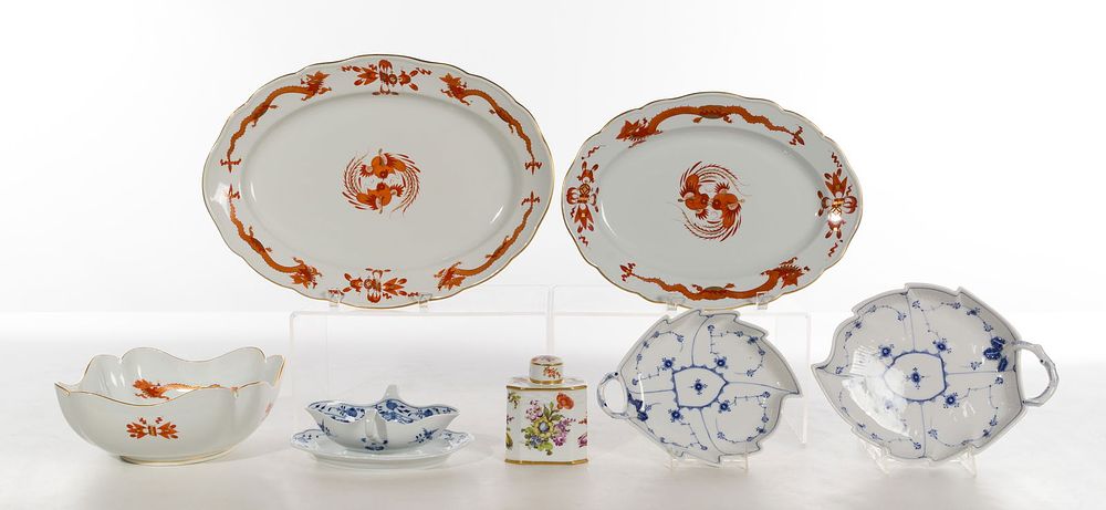 Lot 291: Meissen Porcelain Assortment