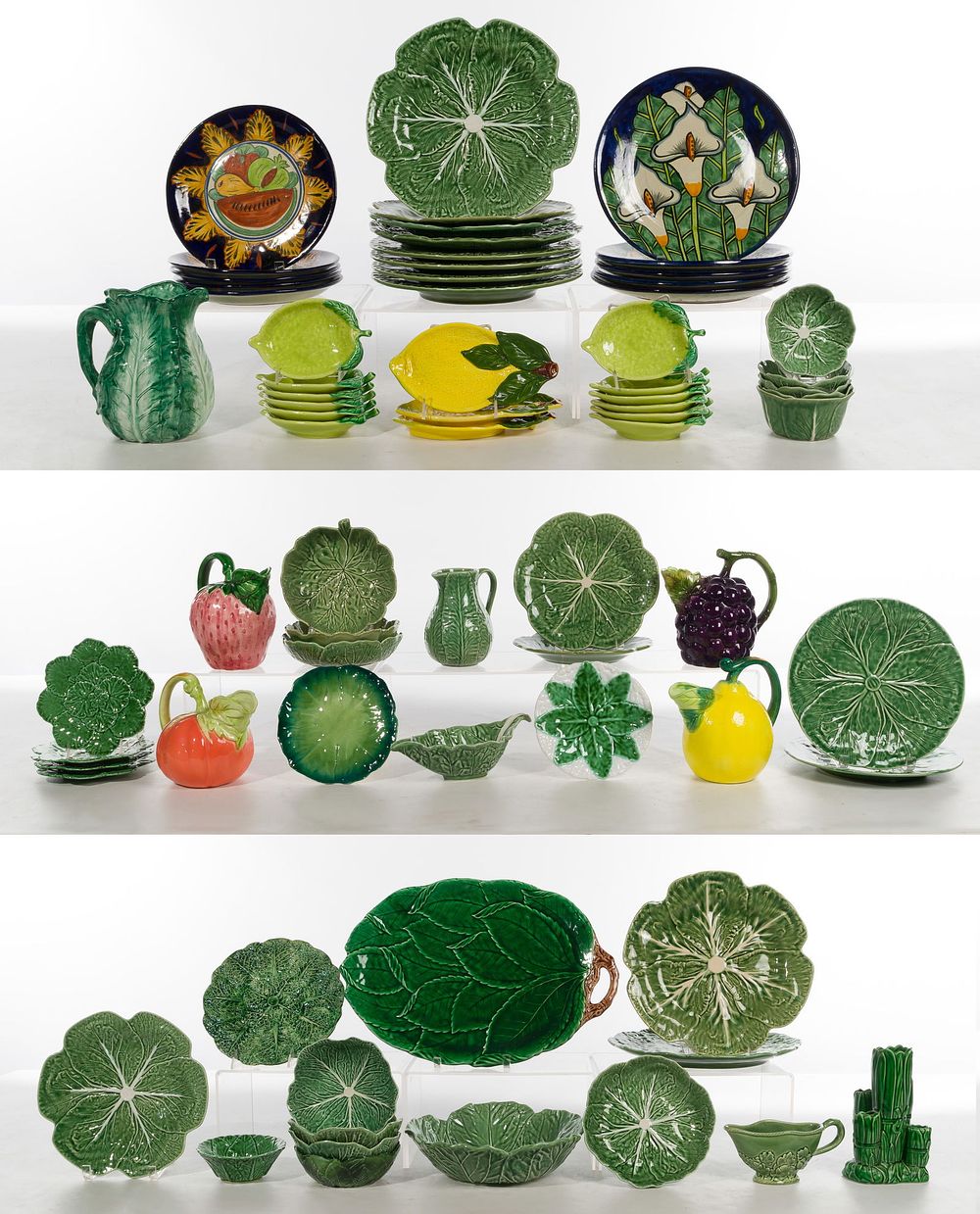 Lot 294: Majolica Ceramic Assortment