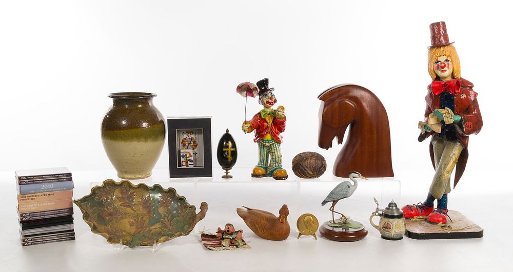 Lot 304: Decorative Object Assortment and Proof Sets