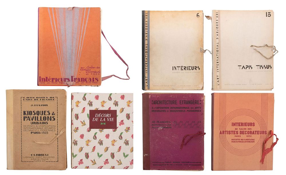 Lot 307: French Interior Design Portfolio Assortment