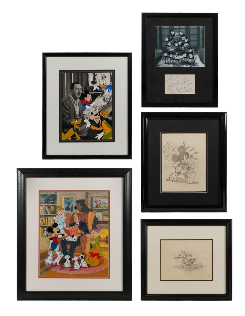 Lot 323: Walt Disney Animation Art and Drawing Assortment