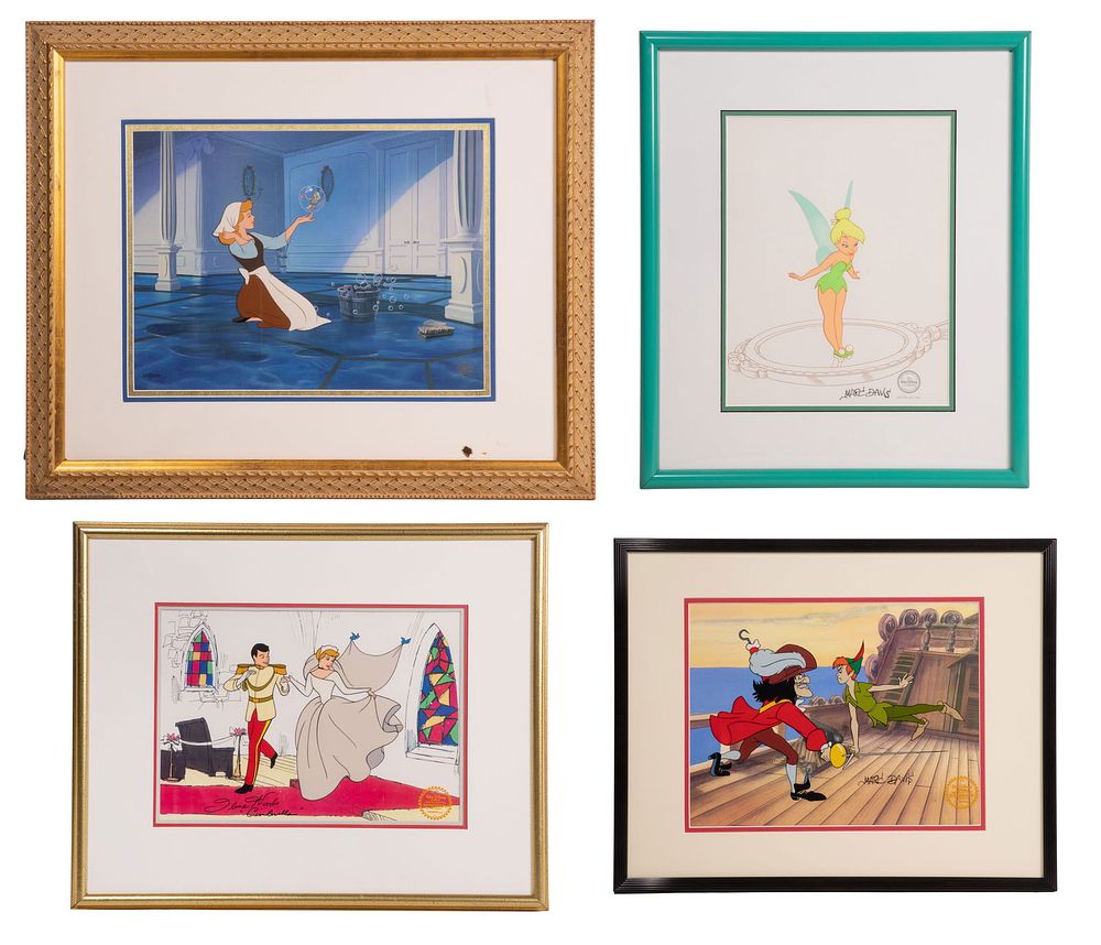 Lot 328: Cinderella and Peter Pan Animation Art