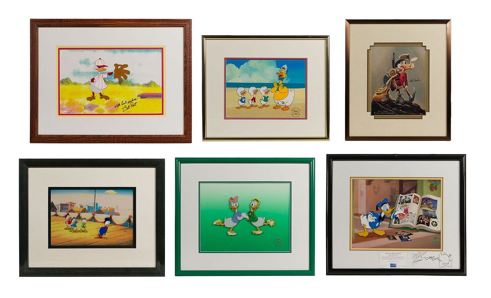 Lot 331: Donald Duck Animation Art Assortment
