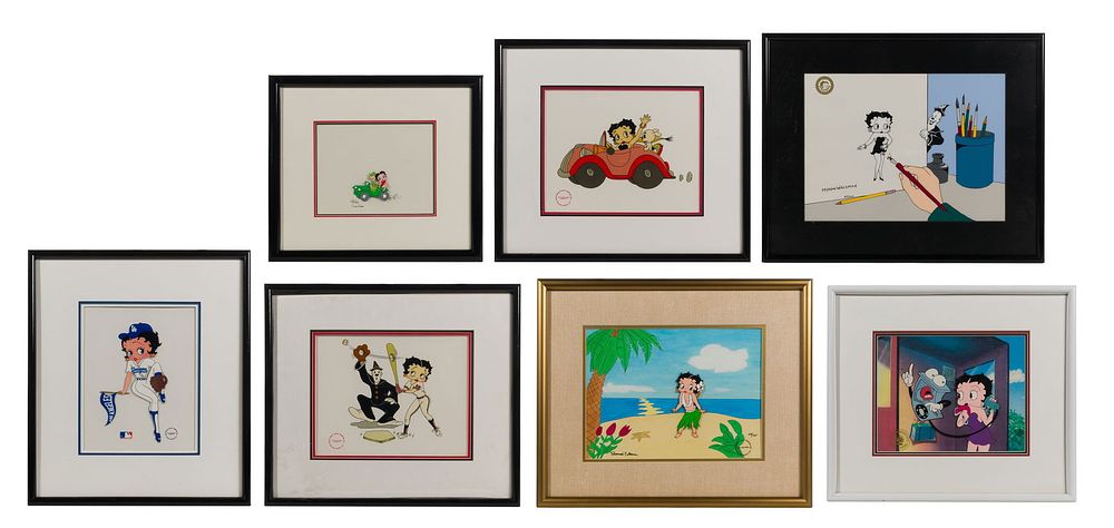 Lot 332: Betty Boop Animation Art Assortment
