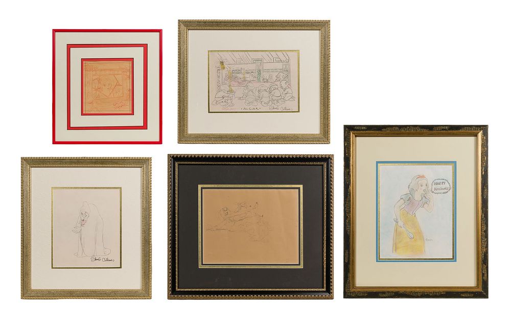 Lot 333: Snow White Drawing Assortment