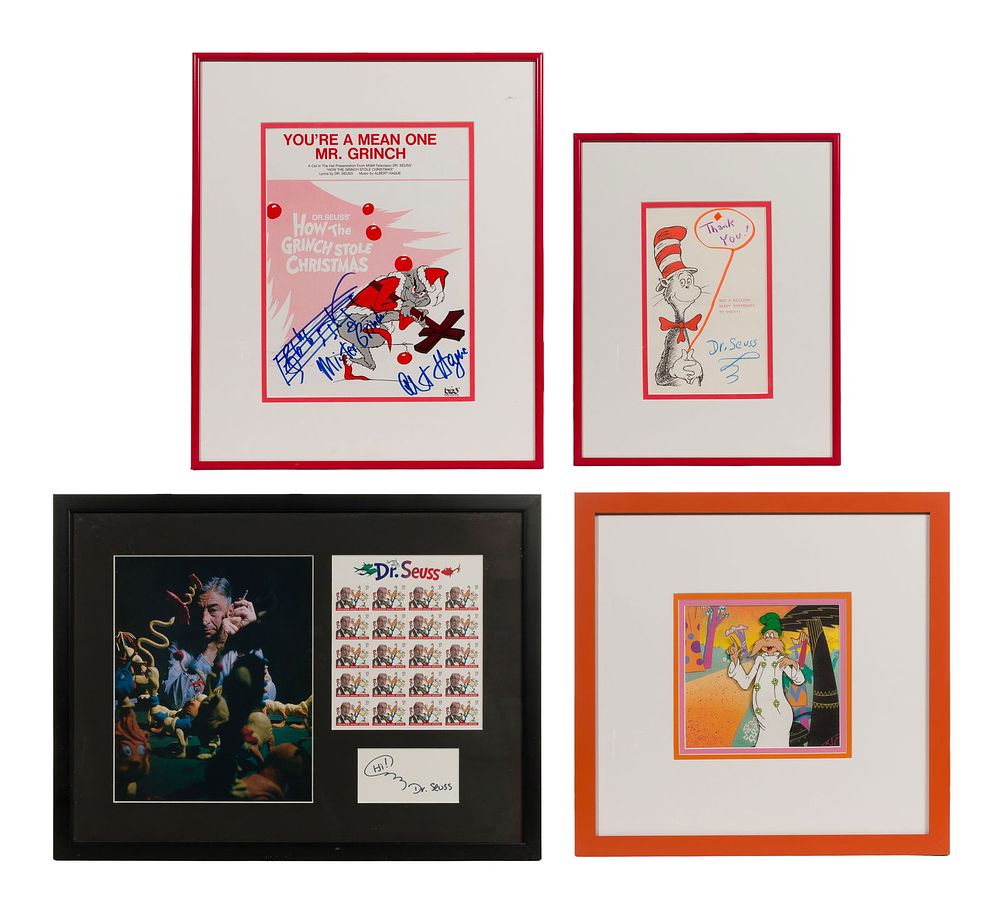 Lot 337: Dr. Suess Animation Art Assortment