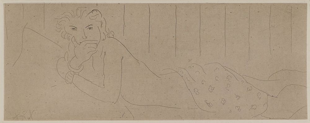 Lot 155: Henri Matisse (French, 1869-1954) "Nu Allonge" Etching