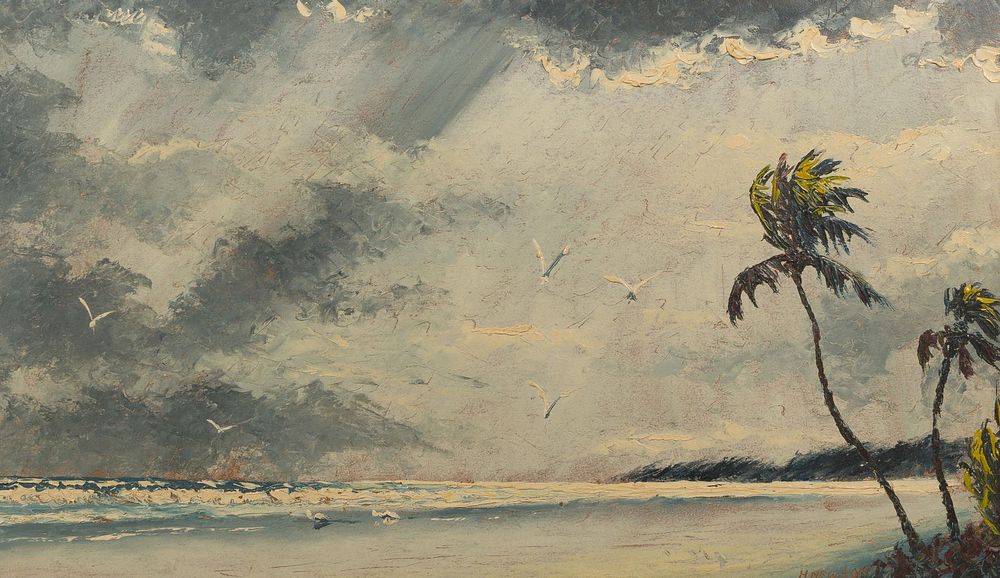 Lot 165: Harold Newton (American, 1934-1994) 'Highwaymen' Oil on Board