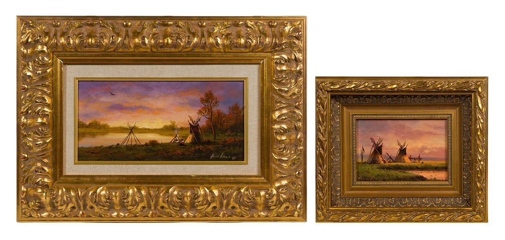Lot 172: Heinie Hartwig (American, b.1937) Oils on Board