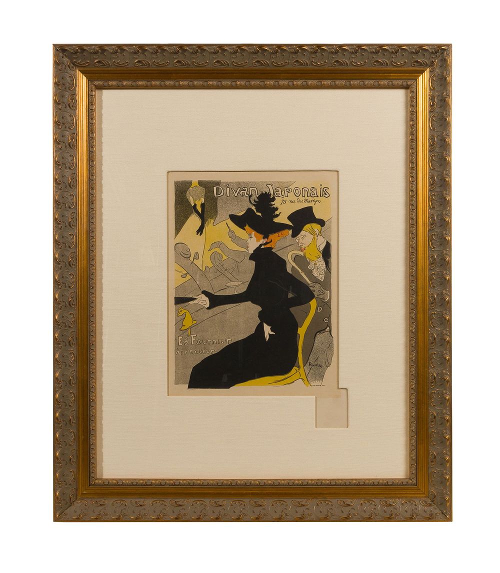 Lot 177: Henri de Toulouse-Lautrec (French, 1864-1901) 'Divan Japonais' Lithograph
