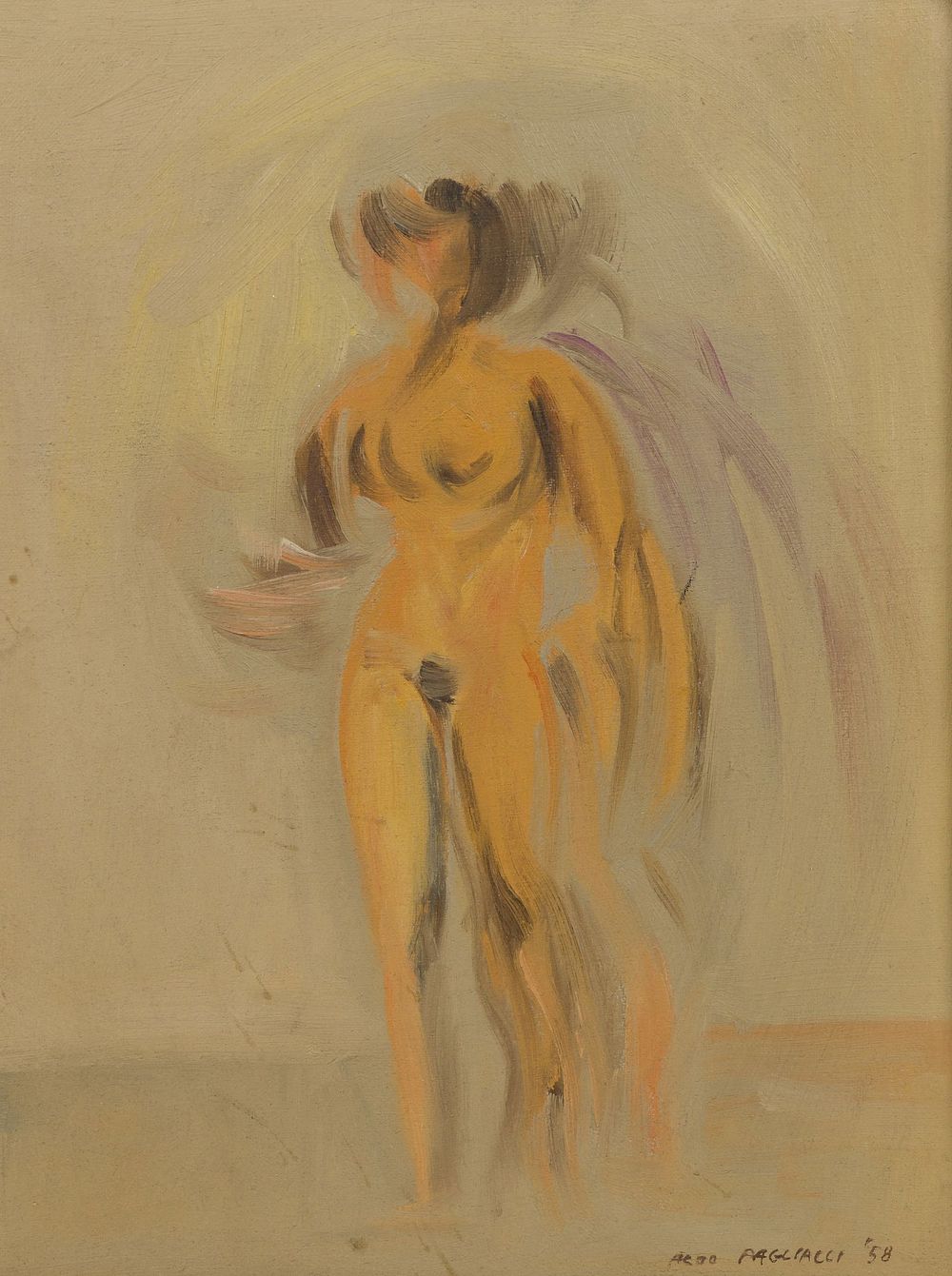 Lot 190: Aldo Pagliacci (Italian, 1913-1990) Oil on Canvas