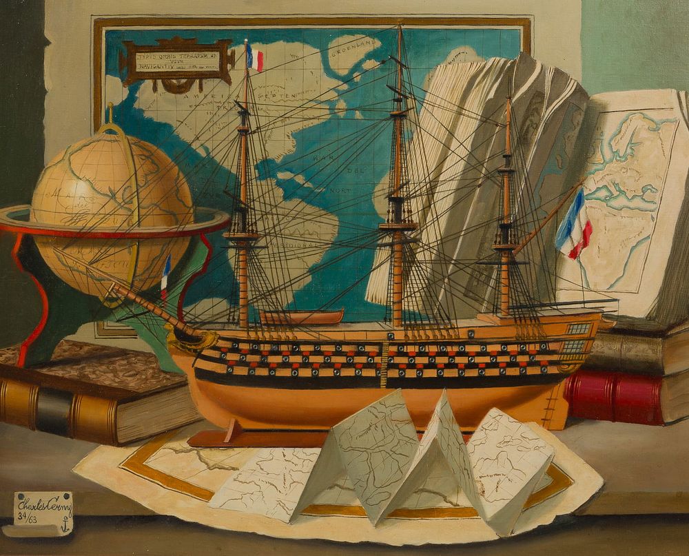 Lot 192: Charles Cerny (Czech, 1892-1965) Oil on Canvas
