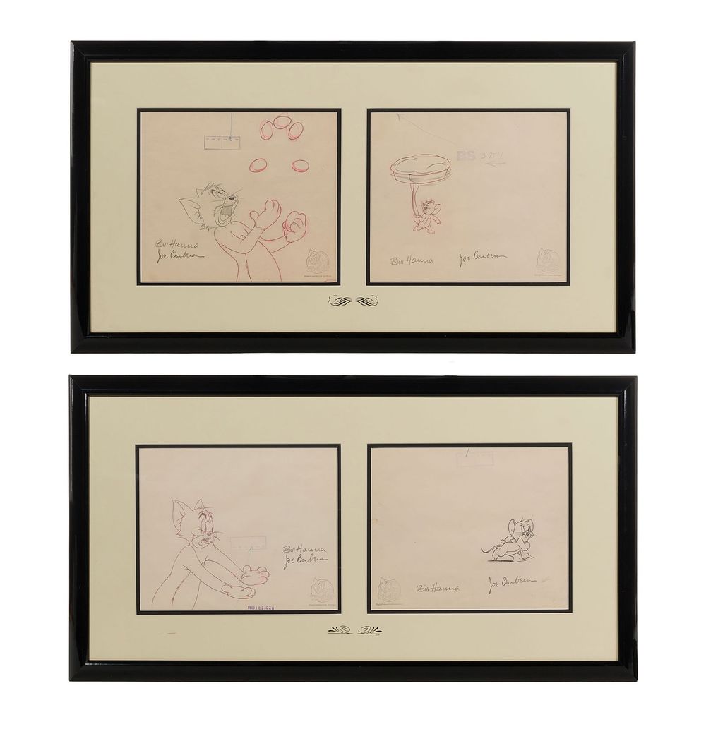 Lot 204: Hanna-Barbera 'Tom and Jerry' Production Drawing Assortment