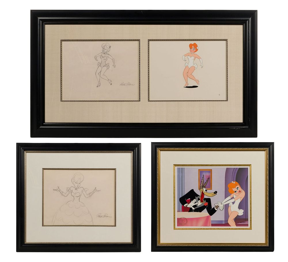 Lot 205: Preston Blair (American, 1908-1995) Red Hot Riding Hood Illustration Assortment