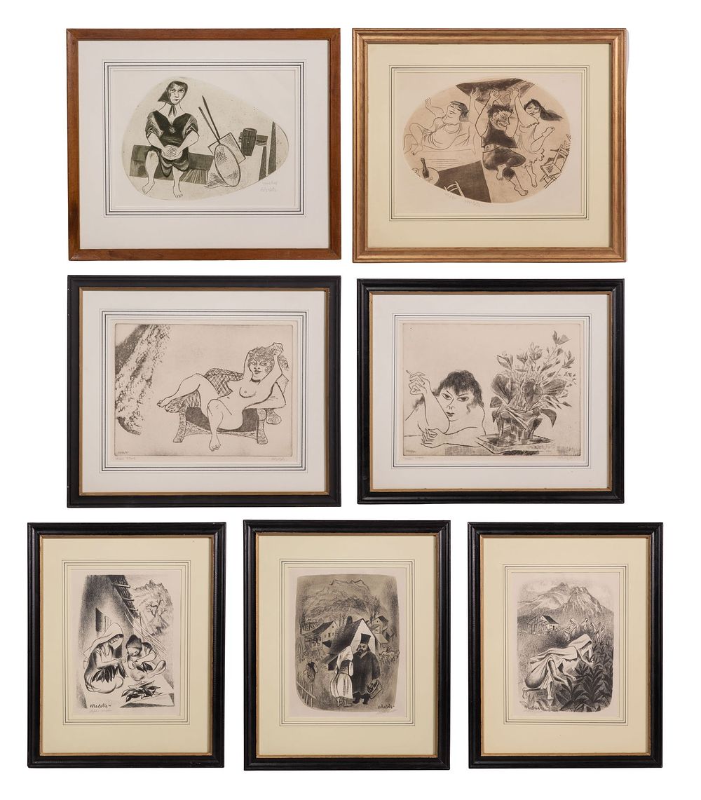 Lot 213: William Gropper (American, 1897-1977) Lithograph Collection
