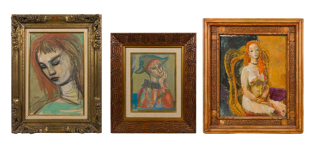 Lot 221: Josef Presser (Polish, 1907-1967) Mixed Media on Paper