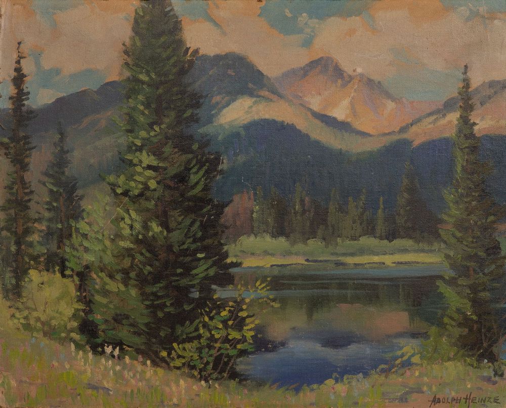 Lot 222: Adolph Heinze (American, 1887-1958) Oil on Canvas