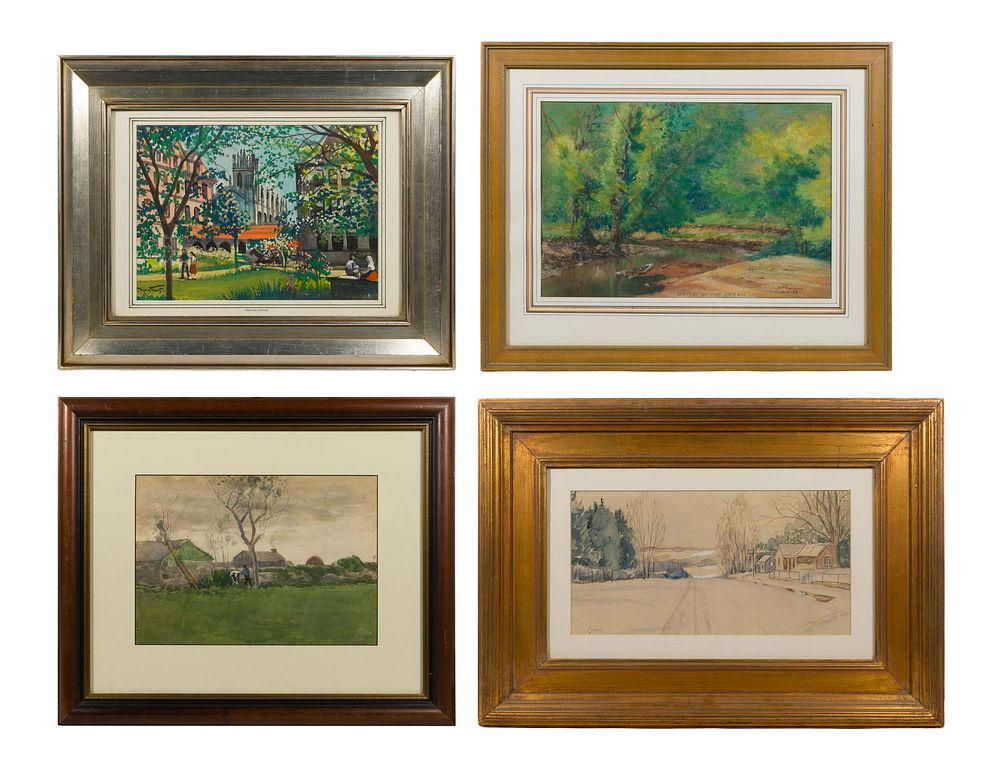 Lot 224: Sydney Richmond Burleigh (American, 1853-1931) Watercolor