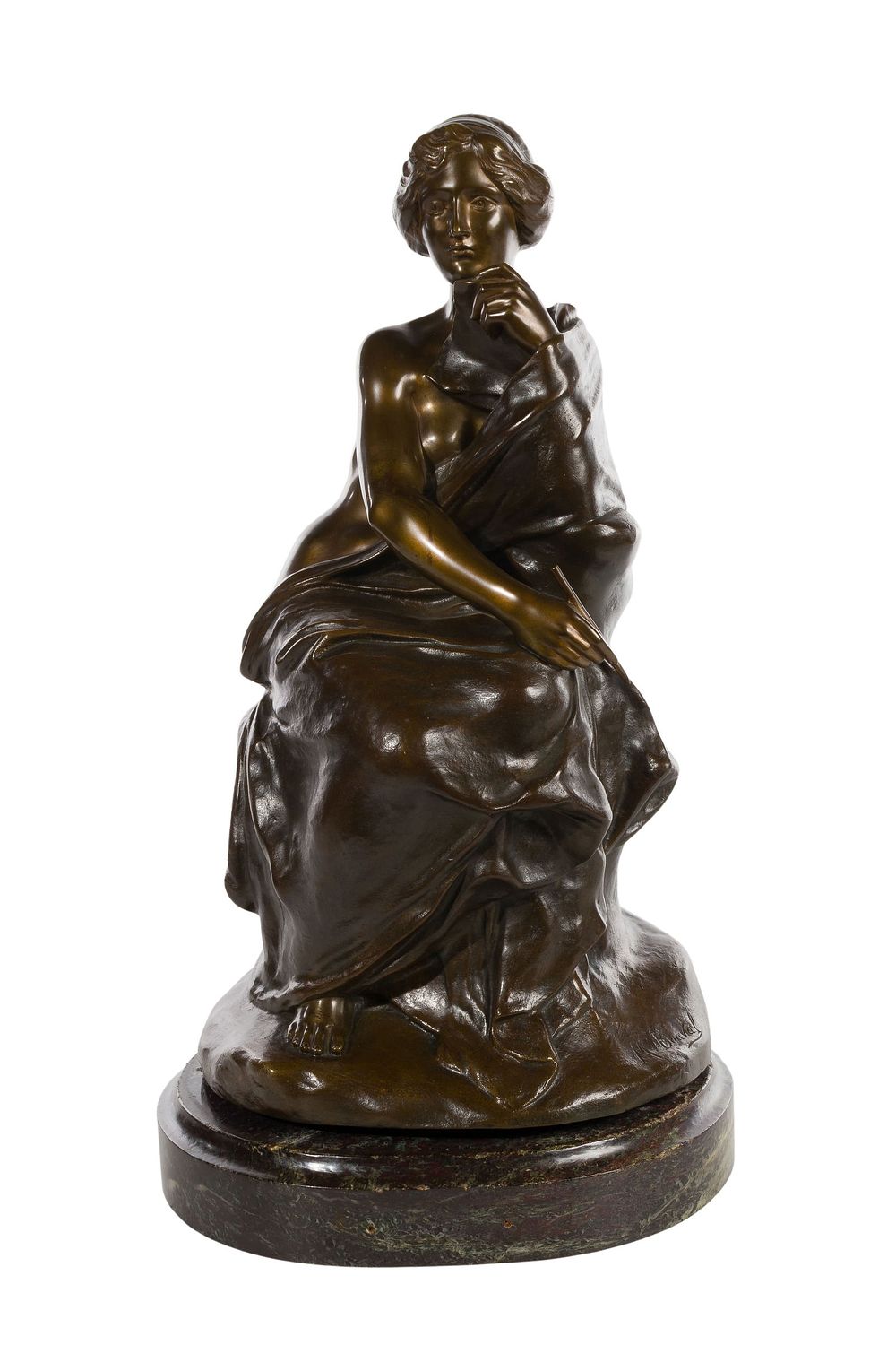 Lot 232: After Maurice Bouval (French, 1863-1916) Bronze Statue