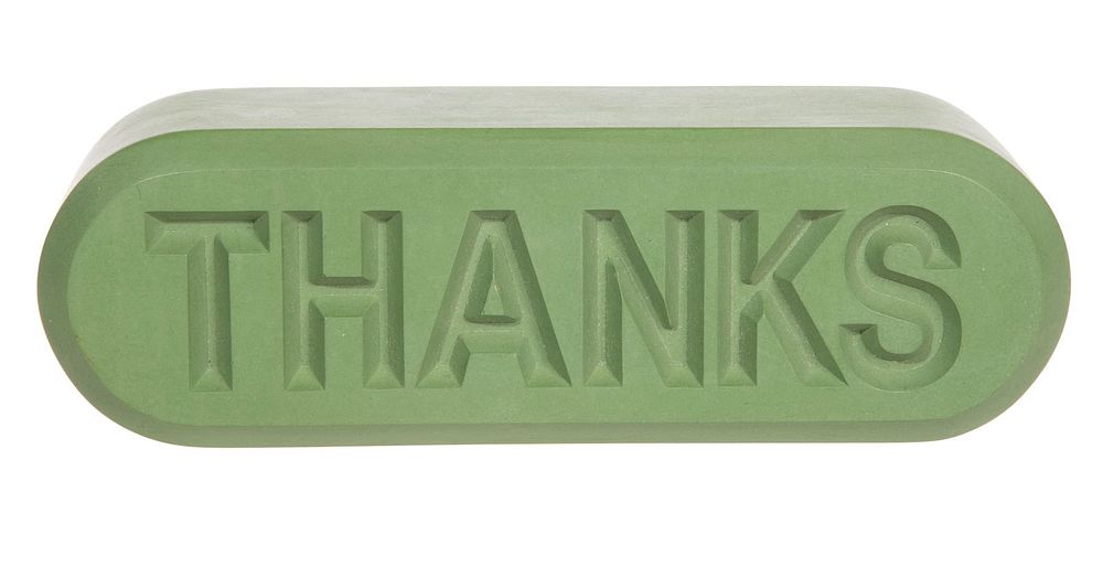 Lot 243: Allan McCollum (American, b.1944) 'Thanks' Visible Marker