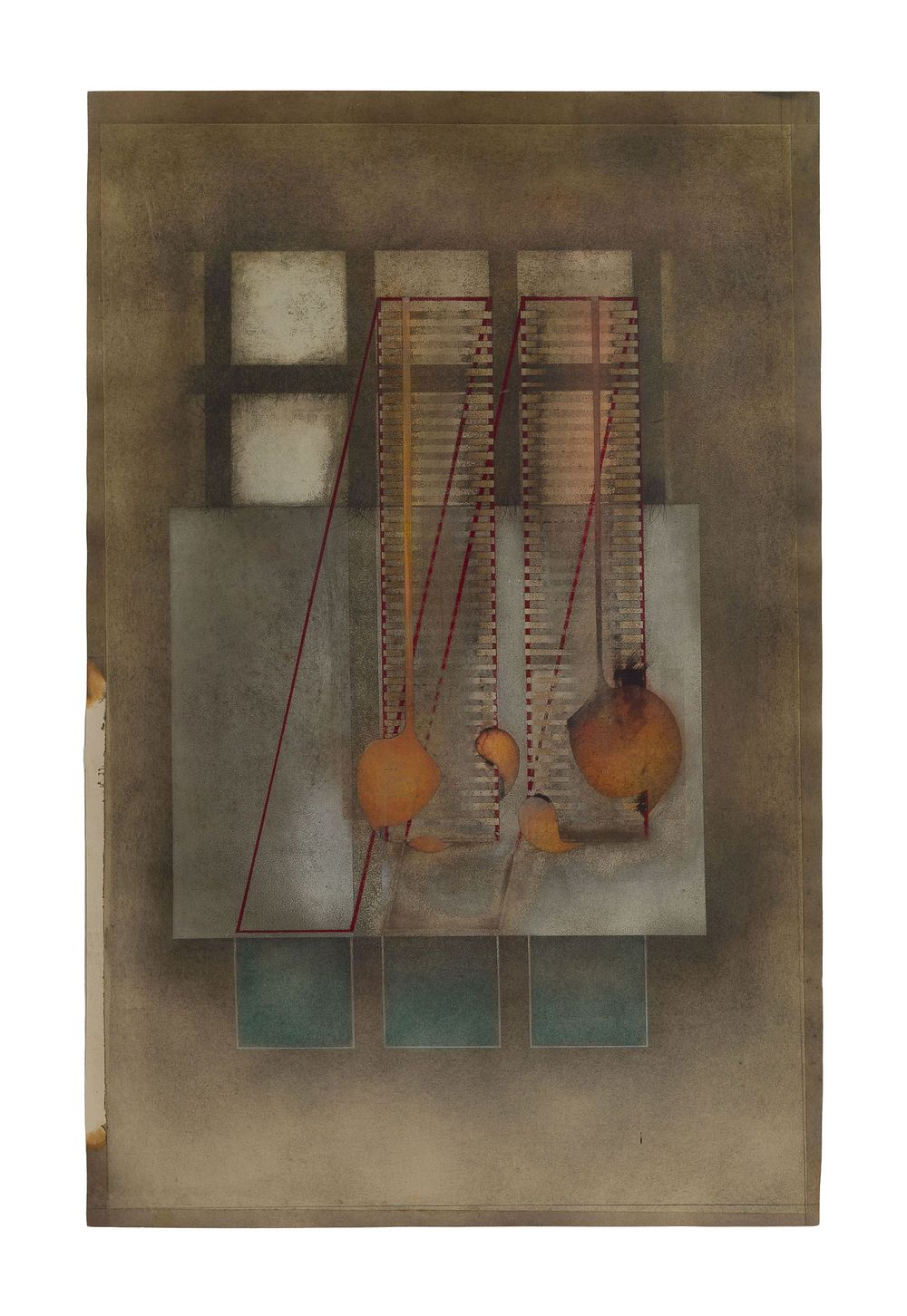 Lot 247: Unknown Artist (20th Century) Mixed Media on Paper