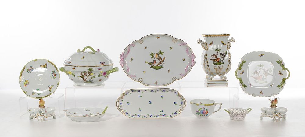 Lot 319: Herend Porcelain Collection
