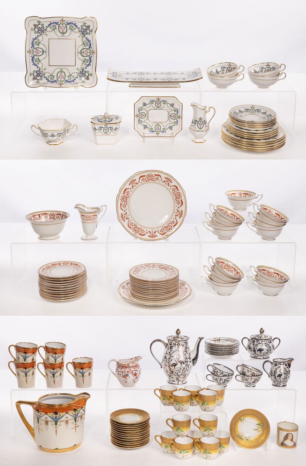 Lot 324: Porcelain Tea Service Assortment