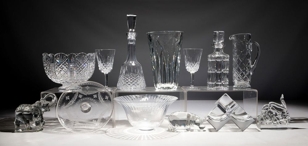 Lot 325: Baccarat and Waterford Crystal Assortment