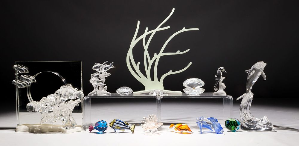 Lot 336: Swarovski Crystal Sea Creature Assortment