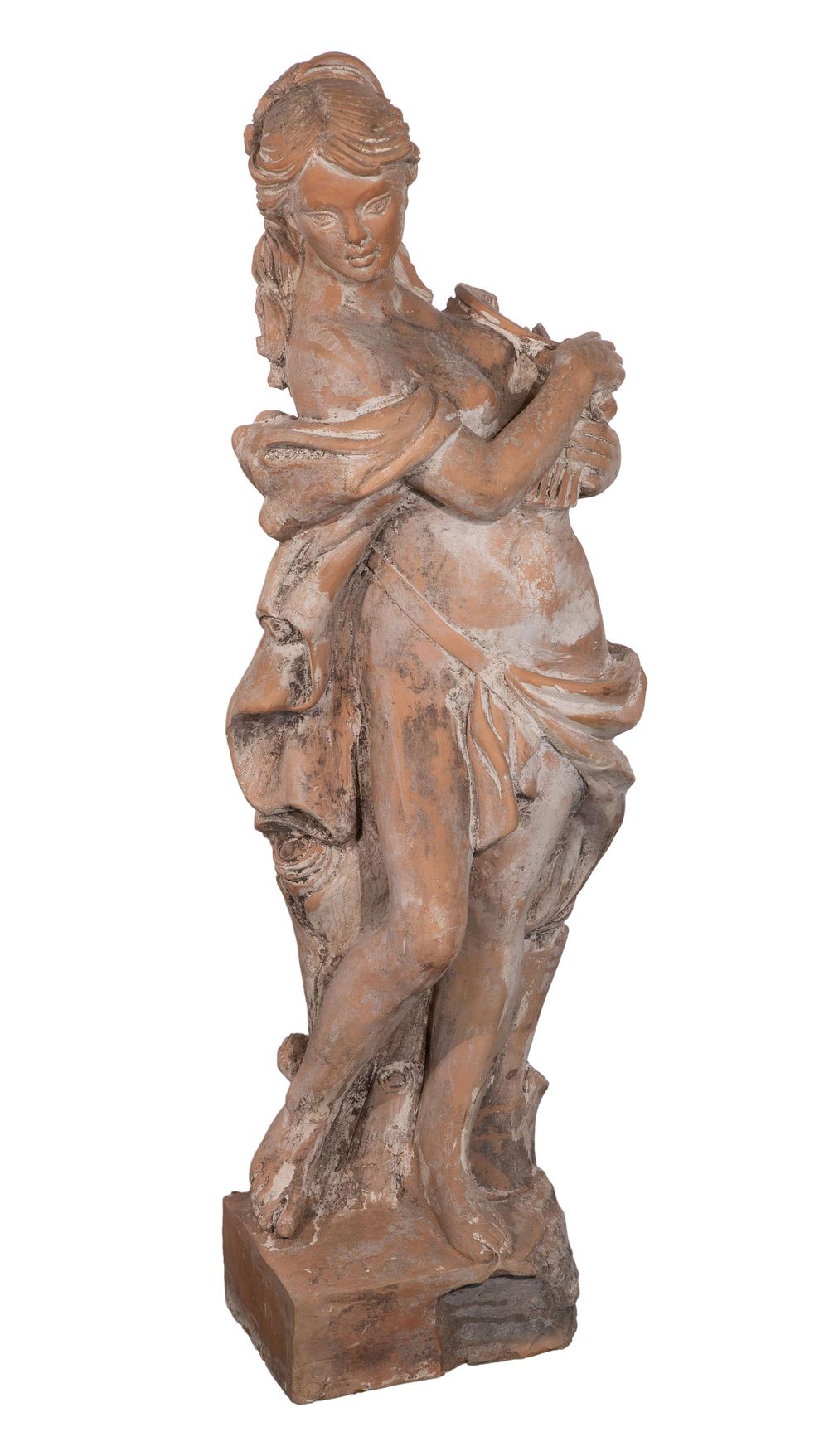 Lot 339: Ceres Terracotta Statue