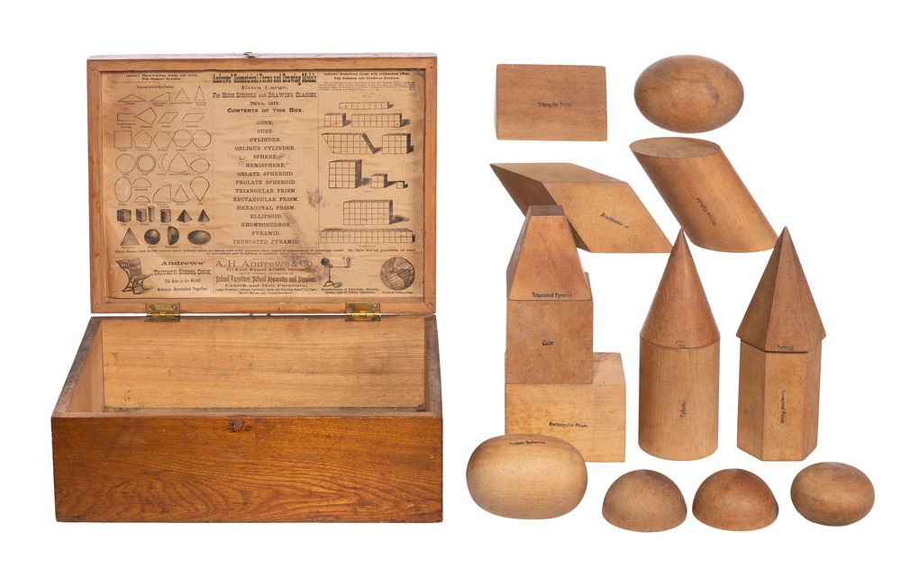 Lot 350: Andrews' Geometrical Forms and Drawing Models
