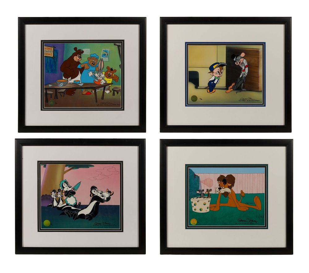 Lot 353: Chuck Jones (American, 1912-2002) Animation Cel Assortment