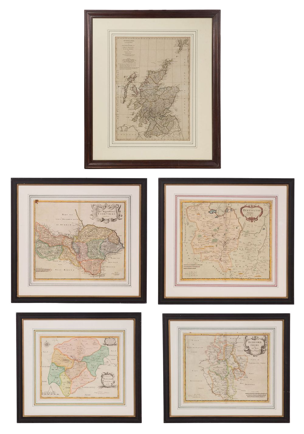 Lot 375: Robert Morden (British, 1650-1703) Map Assortment