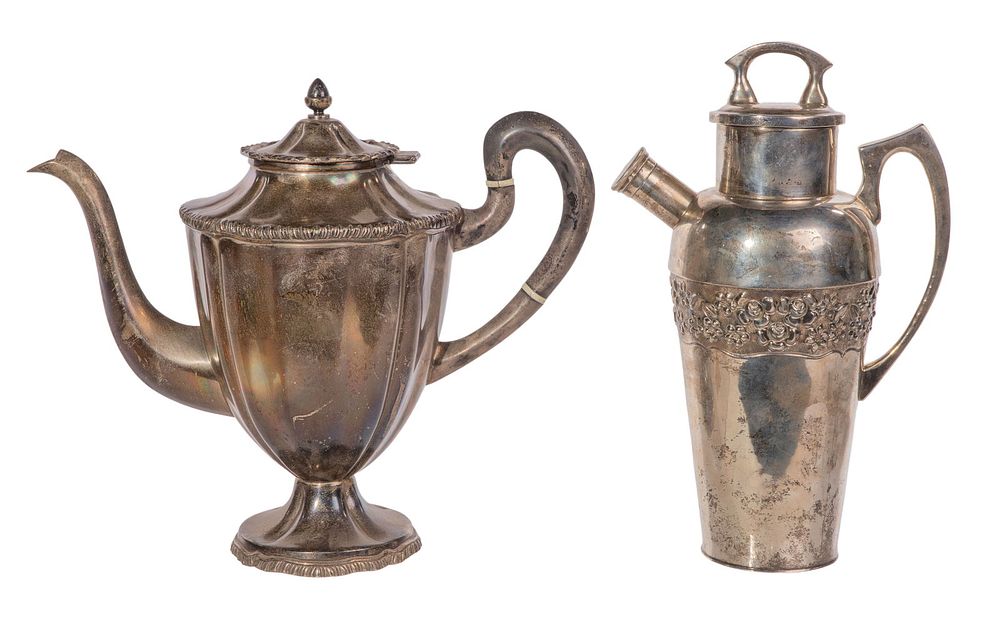 Lot 382: Mexican Maciel Sterling Silver Hollowware