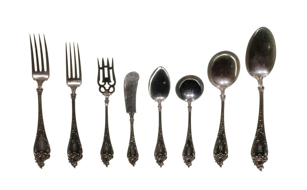 Lot 402: Watson Silver Altair Sterling Silver Flatware Assortment