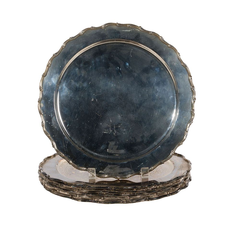 Lot 413: Jose Marmolejos for Tane Sterling Silver Chargers