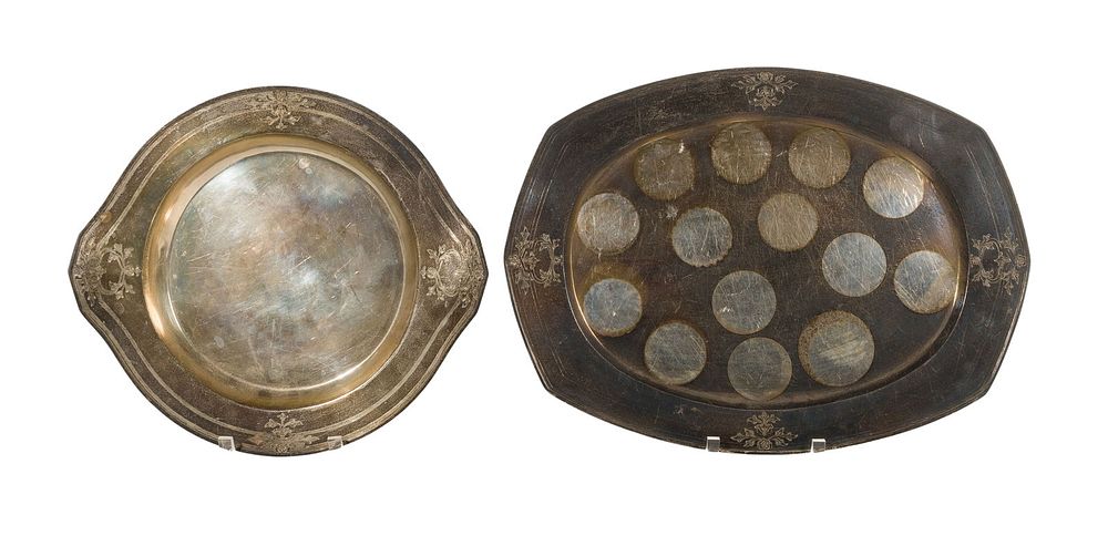 Lot 426: Lebolt Sterling Silver Trays