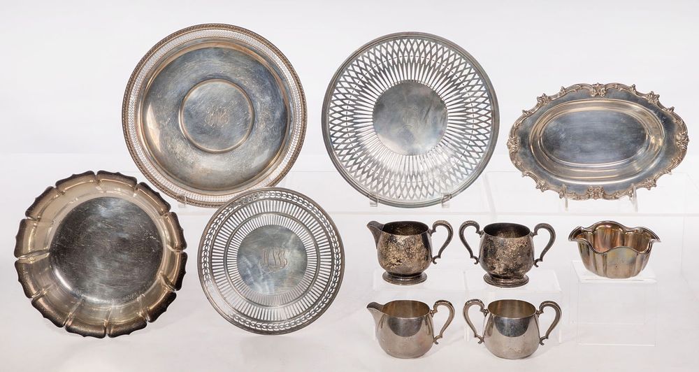 Lot 435: Whiting Sterling Silver Holloware Assortment