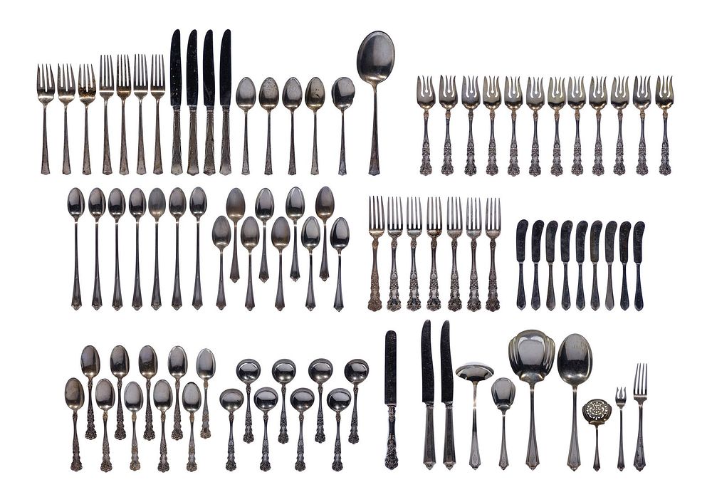 Lot 455: Gorham Sterling Silver Flatware Assortment
