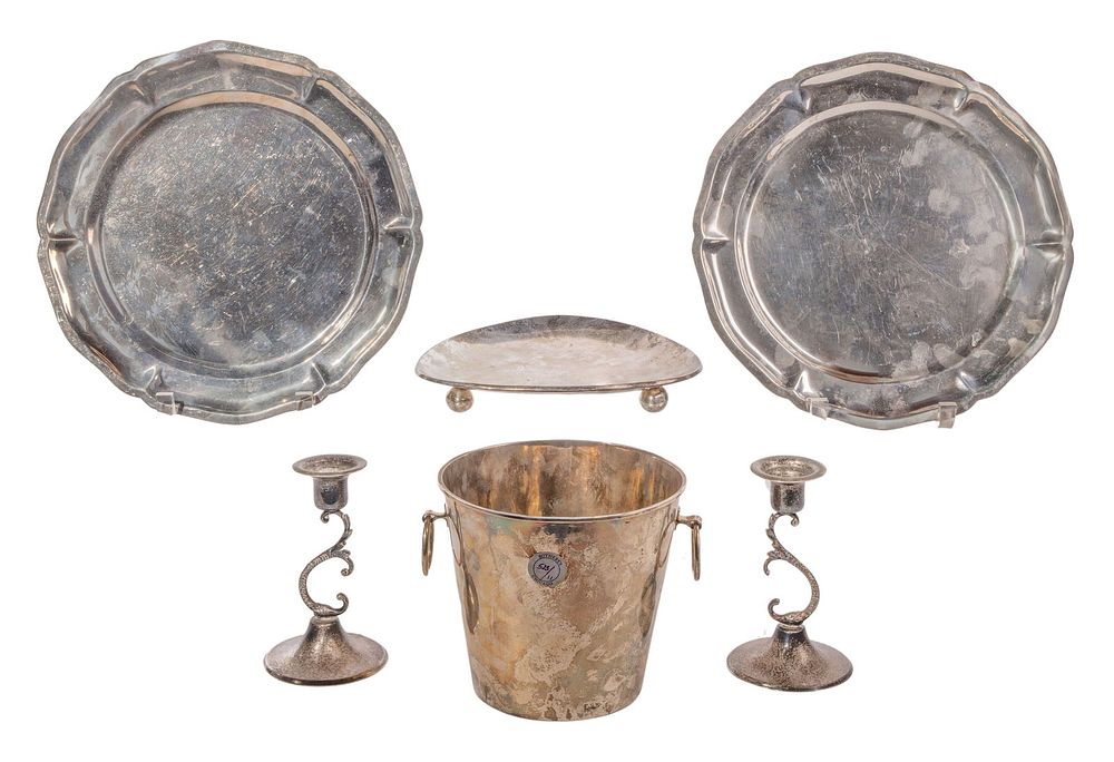 Lot 472: Mexican JRI Sterling Silver Hollowware Assortment
