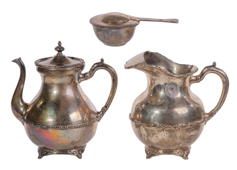 Lot 474: Mexican Sterling Silver Hollowware Assortment