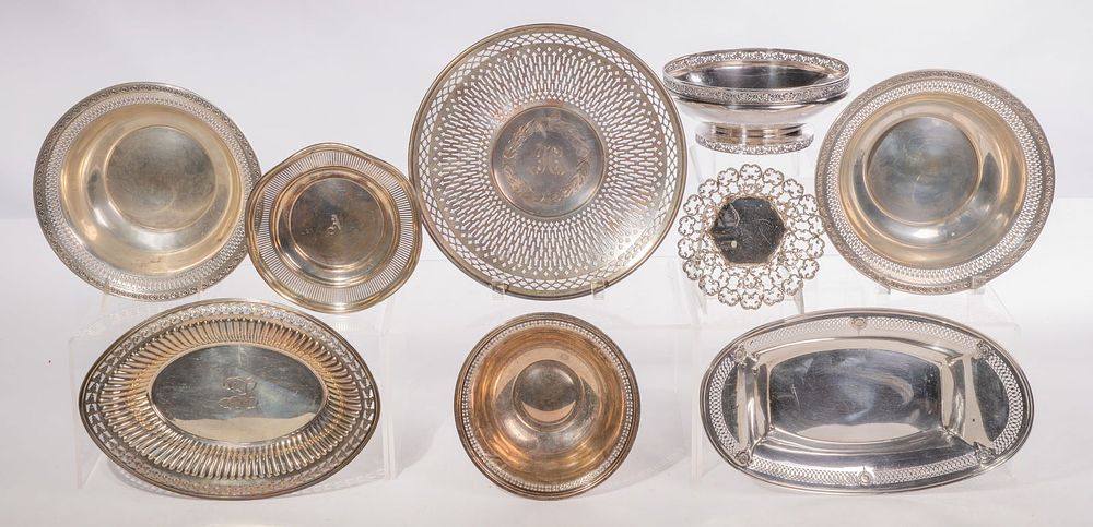 Lot 478: Sterling Silver Holloware Assortment