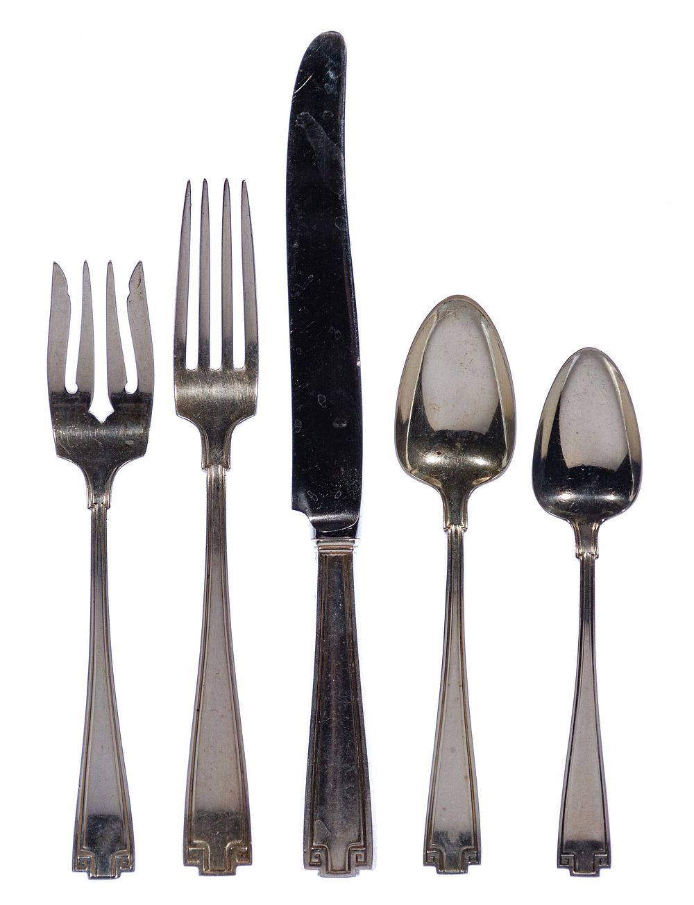 Lot 489: Gorham Etruscan Sterling Silver Flatware Assortment