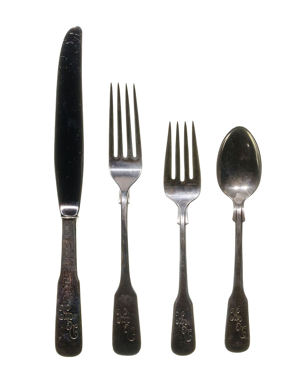 Lot 496: International Sterling Silver Flatware Assortment