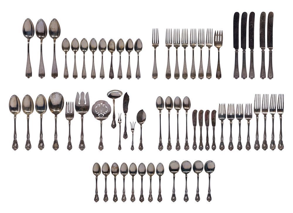 Lot 503: Alvin Sterling Silver Flatware Assortment