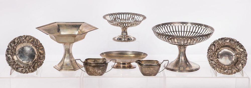 Lot 517: Whiting Sterling Silver Holloware Assortment
