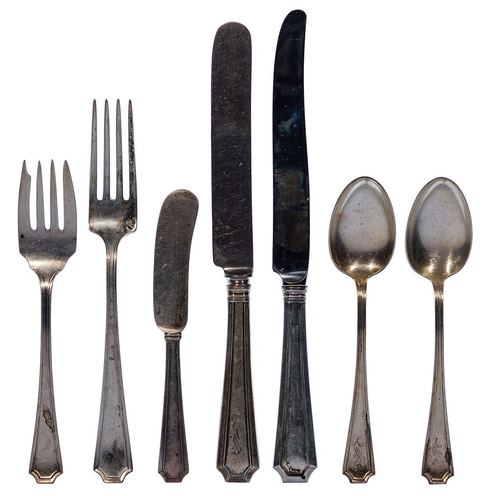 Lot 551: Gorham Fairfax Sterling Silver Flatware Assortment