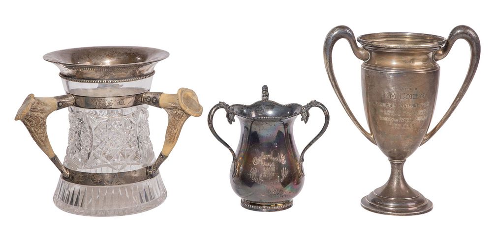 Lot 552: Sterling Silver Trophy Assortment